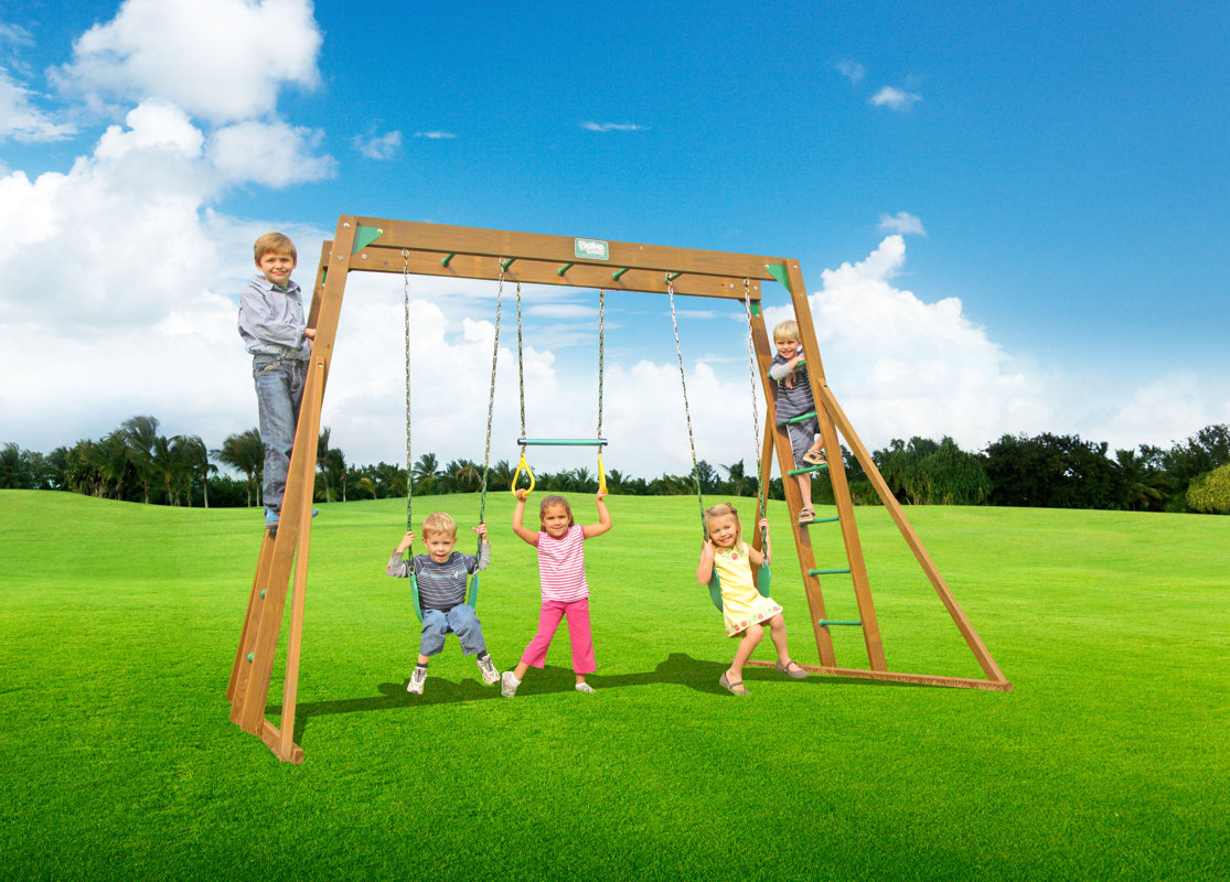 Creative Playthings Classic Top Ladder Swing Set & Reviews Wayfair